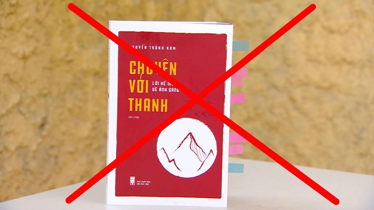Chuyện với Thanh chứa nhiều nội dung xuyên tạc. Ảnh: VTV.