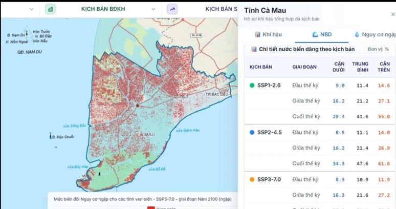 Công bố 3 kịch bản biến đổi khí hậu cho Việt Nam Công bố 3 kịch bản biến đổi khí hậu cho Việt Nam