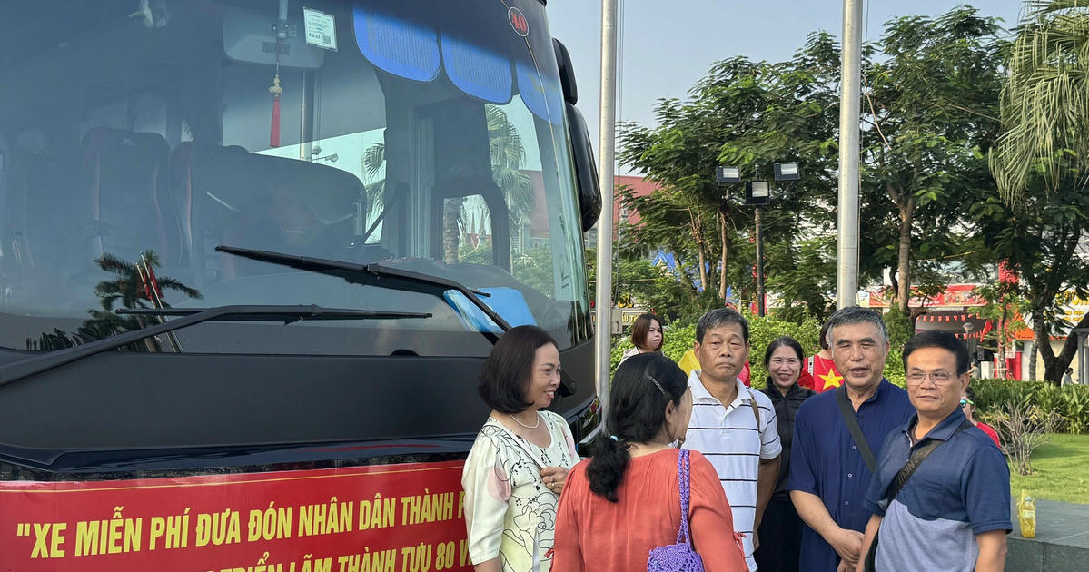 Những chuyến xe của lòng dân, miễn phí đưa đón người dân đất Cảng tham quan Triển lãm A80