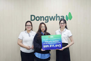 Bảo hiểm Quân đội chi trả bồi thường BH sức khỏe 589 triệu đồng cho người lao động của  Dongwha Việt Nam