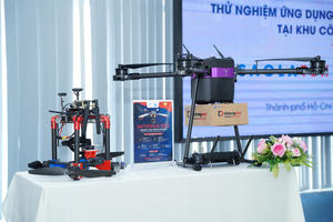Thử nghiệm ứng dụng thiết bị bay không người lái giao hàng tại TP HCM 