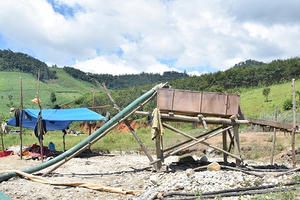 Kon Tum: Khẩn trương điều tra vụ khai thác vàng trái phép