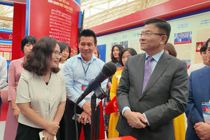 AI pháp luật được Bộ Tư pháp giới thiệu tại triển lãm Thành tựu đất nước