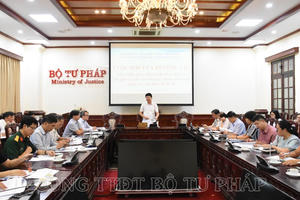 Họp Tổ công tác góp ý dự thảo Báo cáo kết quả rà soát văn bản quy phạm pháp luật