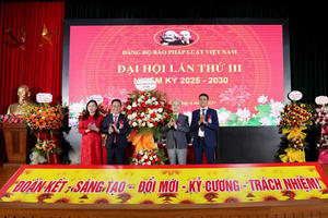 Đảng bộ Báo PLVN tổ chức thành công Đại hội lần thứ III, nhiệm kỳ 2025 - 2030