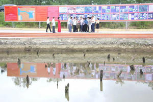 Bãi cọc Bạch Đằng phát lộ sau gần nghìn năm vùi dưới bùn: UNESCO tới khảo sát thực địa