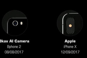 BKAV tuyên bố là nhà sản xuất đầu tiên trên thế giới đưa AI vào camera trên Bphone, trước cả Apple