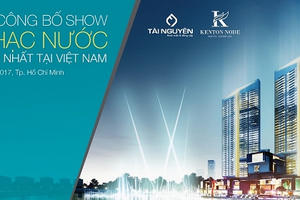 Chương trình nhạc nước nghệ thuật mới lạ "độc nhất vô nhị" sắp ra mắt khán giả