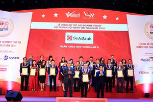 SeABank xếp hạng 70/500 doanh nghiệp tư nhân có lợi nhuận tốt nhất Việt Nam năm 2019