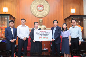 Honda Việt Nam chia sẻ khó khăn cùng người dân tại các vùng bị thiệt hại do ảnh hưởng của cơn bão số 10 và 11