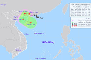 Bão số 3 Cempaka suy yếu thành áp thấp nhiệt đới, gây mưa cho Bắc Bộ và Bắc Trung Bộ