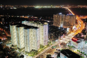 “Soi” dự án Imperia Sky Garden trước thời điểm chuẩn bị bàn giao