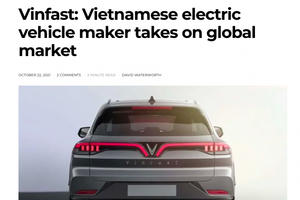 Báo quốc tế: VinFast từ kẻ đến sau đến người tiên phong trên hành trình xe điện