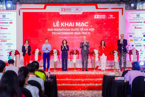 Giải Marathon Quốc tế Hà Nội Techcombank mùa thứ 4: Giảy chạy biểu trưng của Thủ đô, kết nối cộng đồng, tôn vinh giá trị di sản - văn hóa