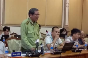 Con Cưng làm "nóng" buổi họp báo tháng của UBND TP Hồ Chí Minh