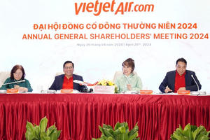 ĐHĐCĐ 2024 Vietjet (VJC): Doanh thu vận tải hàng không vượt 53,7 nghìn tỷ; Kế hoạch vận chuyển 27 triệu lượt khách năm 2024, chia cổ tức 25%
