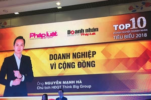 Think Big Group vinh dự nhận giải "Doanh nghiệp vì cộng đồng"