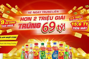 Yeah1 hợp tác Tân Hiệp Phát, khuyến mãi khủng qua ứng dụng mới Mega1