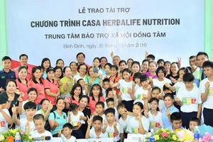 Quỹ Herbalife Nutrition hỗ trợ dinh dưỡng cho trẻ tại Trung tâm Bảo trợ Xã hội Đồng Tâm
