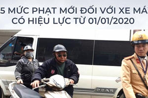 25 quy định mới về xử phạt dành cho xe máy cần lưu ý