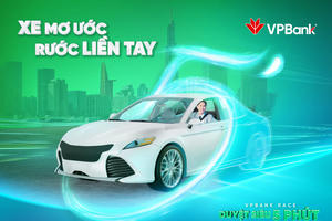 VPBank “chiều” khách mua ô tô, ưu đãi lãi suất và phê duyệt siêu tốc chỉ trong 5 phút 