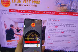 Từ 18h hôm nay, tạm dừng hoạt động các hệ thống thuế điện tử