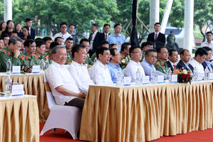 Tổng Bí thư Tô Lâm dự lễ khởi công xây dựng sân vận động tiên tiến hàng đầu thế giới