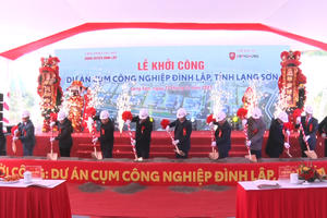 Lạng Sơn: Khởi công Cụm công nghiệp Đình Lập 677 tỷ đồng