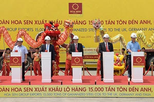 Hoa Sen tiếp tục xuất khẩu lô hàng chục triệu USD