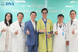 Phòng nguy cơ đột quỵ, Ngọc Sơn đi lọc máu tại Bệnh viện DNA