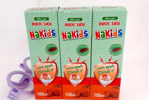 Thu hồi toàn quốc lô Dầu gội dược liệu Nakids làm sạch chấy
