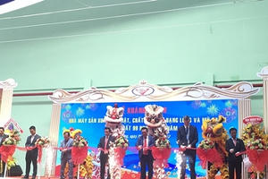 Khánh thành nhà máy sản xuất bột giặt tại tỉnh Bình Dương