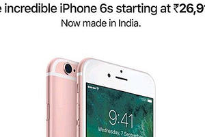 Apple sản xuất iPhone 6s tại Ấn Độ, giá chỉ còn 380 USD