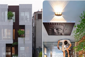 Bí mật trong ngôi nhà hình thác đổ, ai đi qua cũng phải ngước nhìn