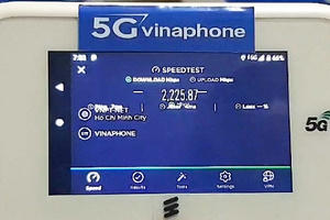5G thử nghiệm của VNPT đạt tốc độ 2,2Gbps, sẵn sàng cho 5G thương mại