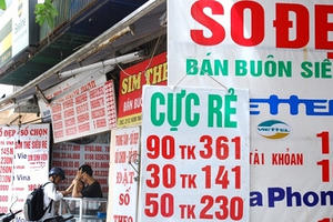 Dừng bán sim điện thoại qua đại lý