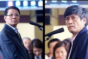 Phạt cựu tướng Vĩnh 9 năm tù, cựu tướng Hóa 10 năm tù