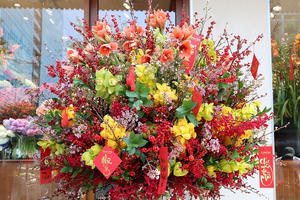 100 triệu đồng cặp bình hoa chưng Tết