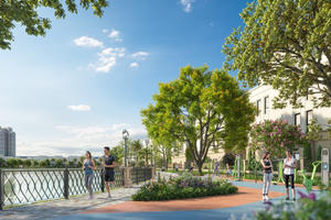 Swan Lake – Những ngôi nhà có 'trái tim xanh' kiến tạo chuẩn sống mới tại Vinhomes Green City