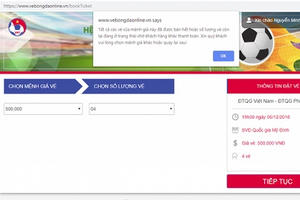 VFF chính thức lên tiếng: Mới chỉ có 5.000 vé được bán online thành công
