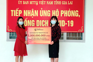 Tập đoàn T&T Group ủng hộ 2 tỷ đồng giúp Gia Lai chống dịch Covid-19