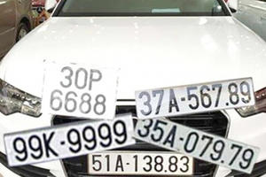 Quy định mới về thí điểm đấu giá biển số xe ô tô