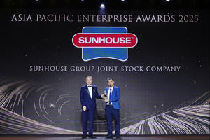 Sunhouse Group được vinh danh tại giải thưởng “Doanh nghiệp châu Á” nhờ làm chủ công nghệ lõi và năng lực sản xuất chuẩn quốc tế