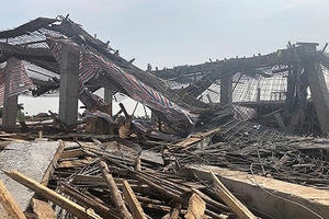 Khởi tố vụ án sập cây xăng xây dựng trái phép khiến 1 người tử vong