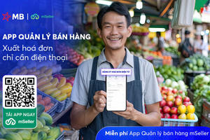 MB chính thức tặng miễn phí: App quản lý bán hàng, xuất hóa đơn điện tử chỉ cần điện thoại