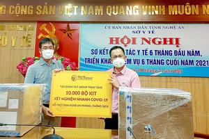 T&T Group hỗ trợ trên 180.000 bộ kit xét nghiệm nhanh Covid-19 giúp các địa phương phòng, chống dịch