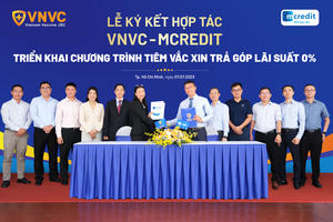 Mcredit hợp tác với VNVC cung cấp giải pháp tài chính bảo vệ sức khỏe người dân thông qua chương trình tiêm vắc xin trả góp không lãi suất