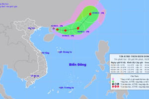 Áp thấp nhiệt đới hình thành trên Biển Đông, khả năng mạnh lên thành bão trong 2 ngày tới