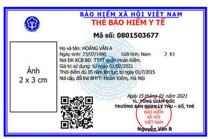 Trường hợp nào phải đổi thẻ bảo hiểm y tế mẫu mới từ 1/4/2021?