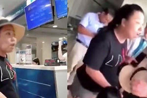 Đề xuất tạm đình chỉ công tác nữ cảnh sát chửi nhân viên sân bay